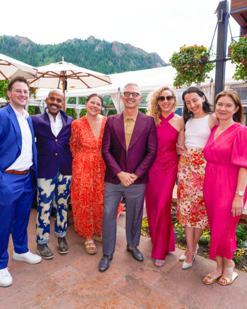 Rafanelli Events Team members Dan, Craig, Emily, Bryan Rafanelli, Margaret, Jillian and Bridget at Epicurean Passport Weekend in Aspen Colorado.