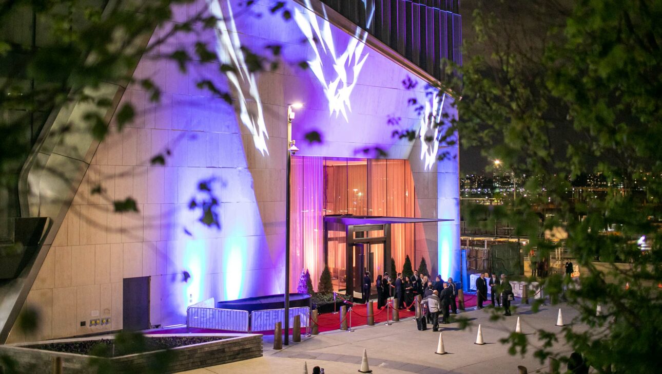 entrance to a party in new york city.