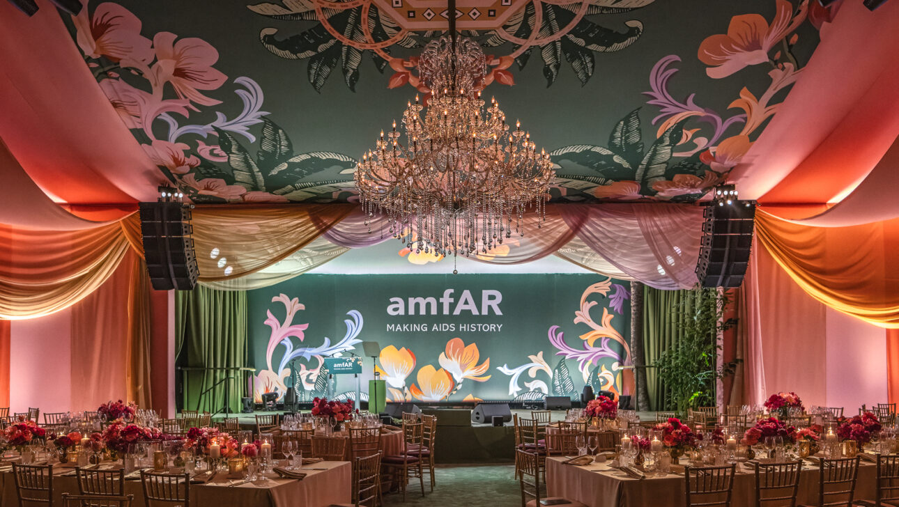 amfAR Palm Beach Gala, 2024. Designed by Rafanelli Events.