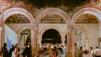 amfAR Palm Beach Gala cocktail hour 2024. Designed by Rafanelli Events.
