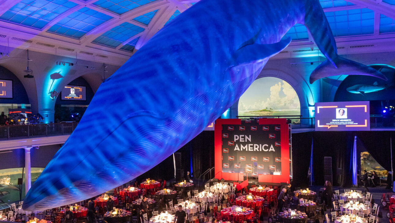 PEN America Literary Gala hosted at the Museum of Natural Science in New York City. Designed by Rafanelli Events.
