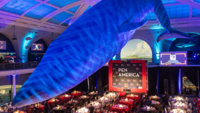PEN America Literary Gala hosted at the Museum of Natural Science in New York City. Designed by Rafanelli Events.