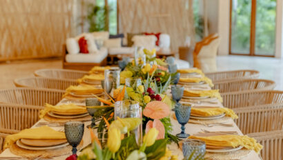Private dinner in mexico.