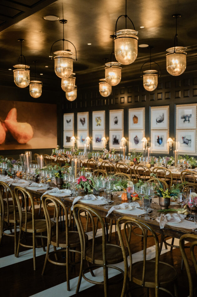 Aspen Food and Wine Weekend - Epicurean Passport Weekend Dinner at the Hotel Jerome. Designed by Rafanelli Events.