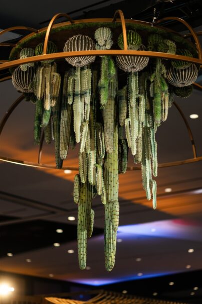 MLB All-Star Pre Game Party 2024 Cactus Chandelier