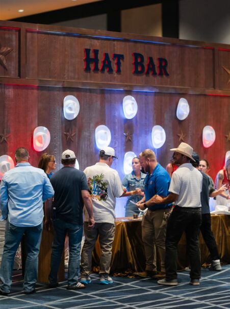 MLB All-Star Pre Game Party 2024 Custom Hat and Bandana Station Guest Experience