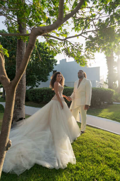 NFL Star Leonard Williams & Hailey Lott’s Caribbean Wedding.