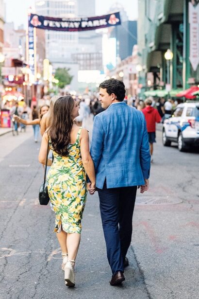 He’s from London, She’s from Oklahoma. Their Wedding Was Very Boston.